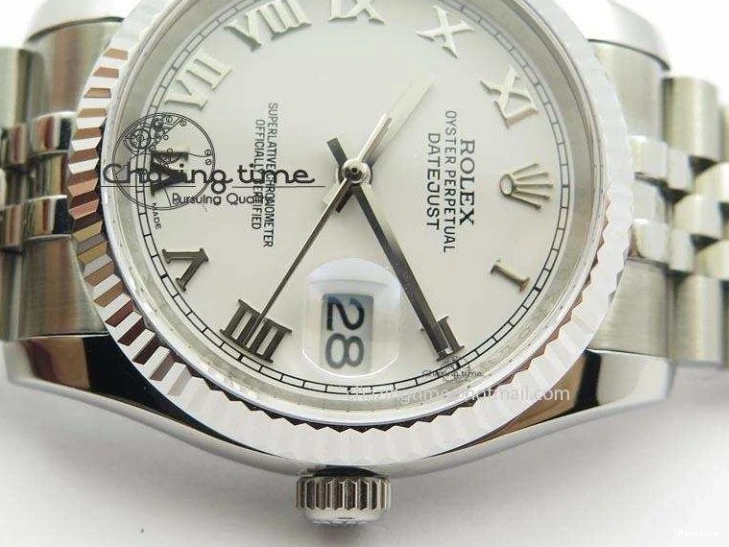 MiroTime 0420 DateJust 116234 BP Best Edition SS Sliver Dial Roman Markers On SS Bracelet A2824 V Tailored 3941